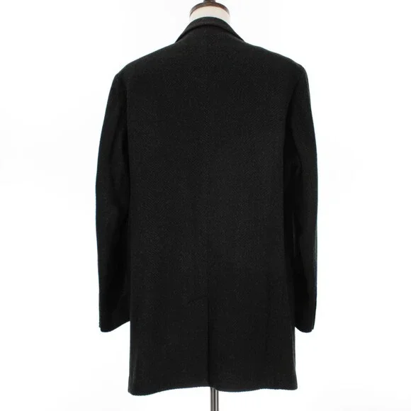 Cardinal of Canada NWT Overcoat Size 46R US in Green Herringbone Wool/Cash Blend